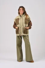 Veste sans manches Nour Beige